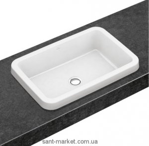Раковина для ванной встраиваемая Villeroy&Boch коллекция Architectura белая 41676001