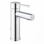 Смеситель для раковины однорычажный с донным клапаном Grohe колекция Essence+ хром 32898001