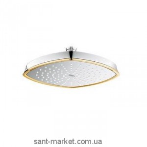 Лейка для верхнего душа с тропическим душем Grohe коллекция Grandera хром/золото 27974IG0