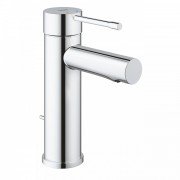 Смеситель для раковины однорычажный с донным клапаном Grohe колекция Essence+ хром 32898001