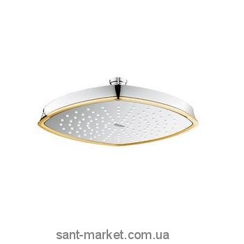 Лейка для верхнього душа з тропічним душем Grohe колекція Grandera хром / золото 27974IG0