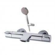 Смеситель с термостатом двухвентильный GRB Premier для ванны с душем хром 50215500