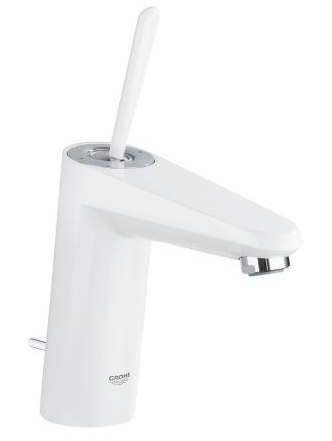 Смеситель для раковины с джойстиком с донным клапаном Grohe Eurodisc Joy белый 23427LS0