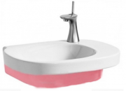Раковина для ванной накладная Laufen коллекция Mimo бело-розовая H8115530451041