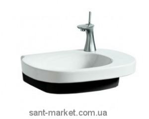 Раковина для ванной накладная Laufen коллекция Mimo черно-белая H8115570171041