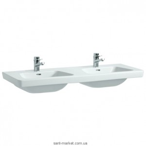 Раковина для ванной подвесная двойная Laufen коллекция Moderna белая H8145410001041