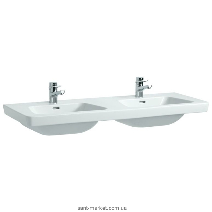 Раковина для ванной подвесная двойная Laufen коллекция Moderna белая H8145410001041