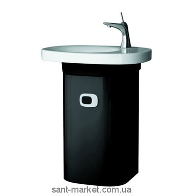 Тумба под раковину Laufen Mimo подвесная 33.8х33.5х65 черная H4315520555401