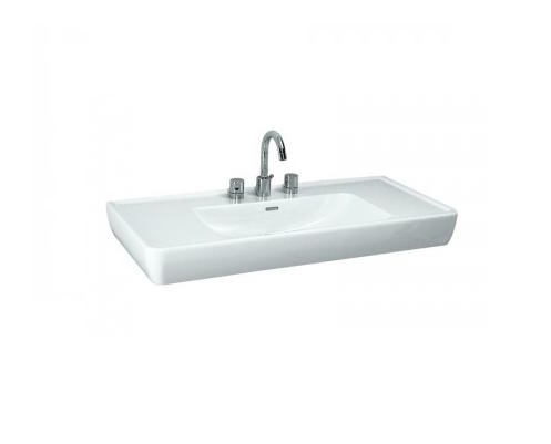 Раковина для ванної на тумбу умивальник-стільниця Laufen колекція Pro біла H8129580001041