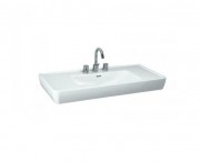 Раковина для ванной на тумбу умывальник-столешница Laufen коллекция Pro белая H8129580001041