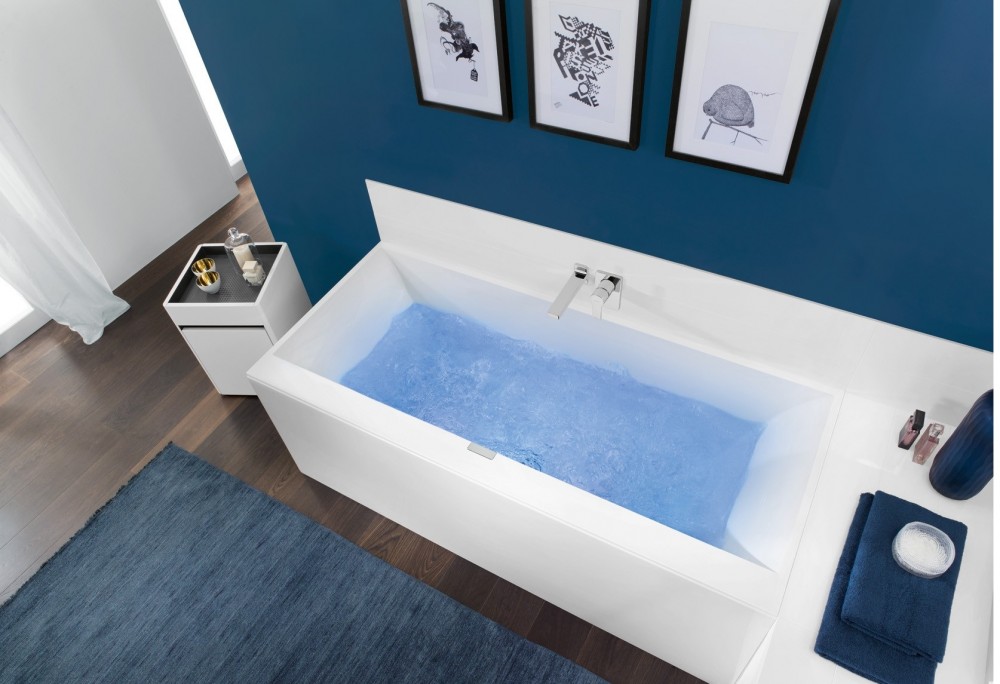 Villeroy&Boch Ванна 190х90 Squaro Edge UBQ190SQE2DV-01