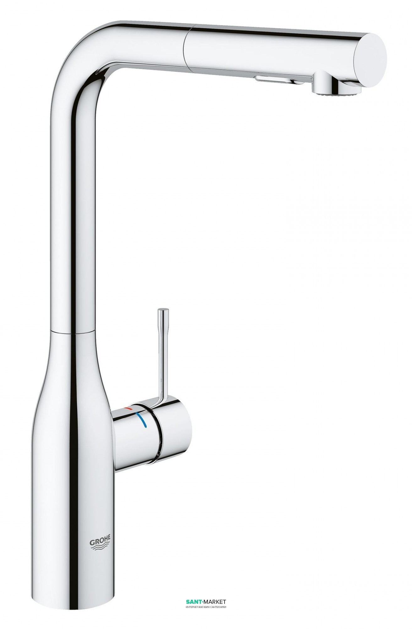 Сенсорный смеситель для кухни Grohe Essence Foot Control однорычажный 30311000