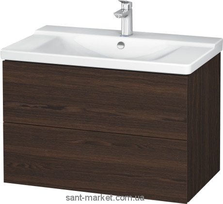 Тумба для раковини підвісна Duravit L-cube LC6247 / 69 горіх + Раковина 2332850000