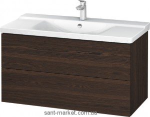 Тумба для раковины подвесная Duravit L-cube LC6250/69 орех + Раковина 2332100000