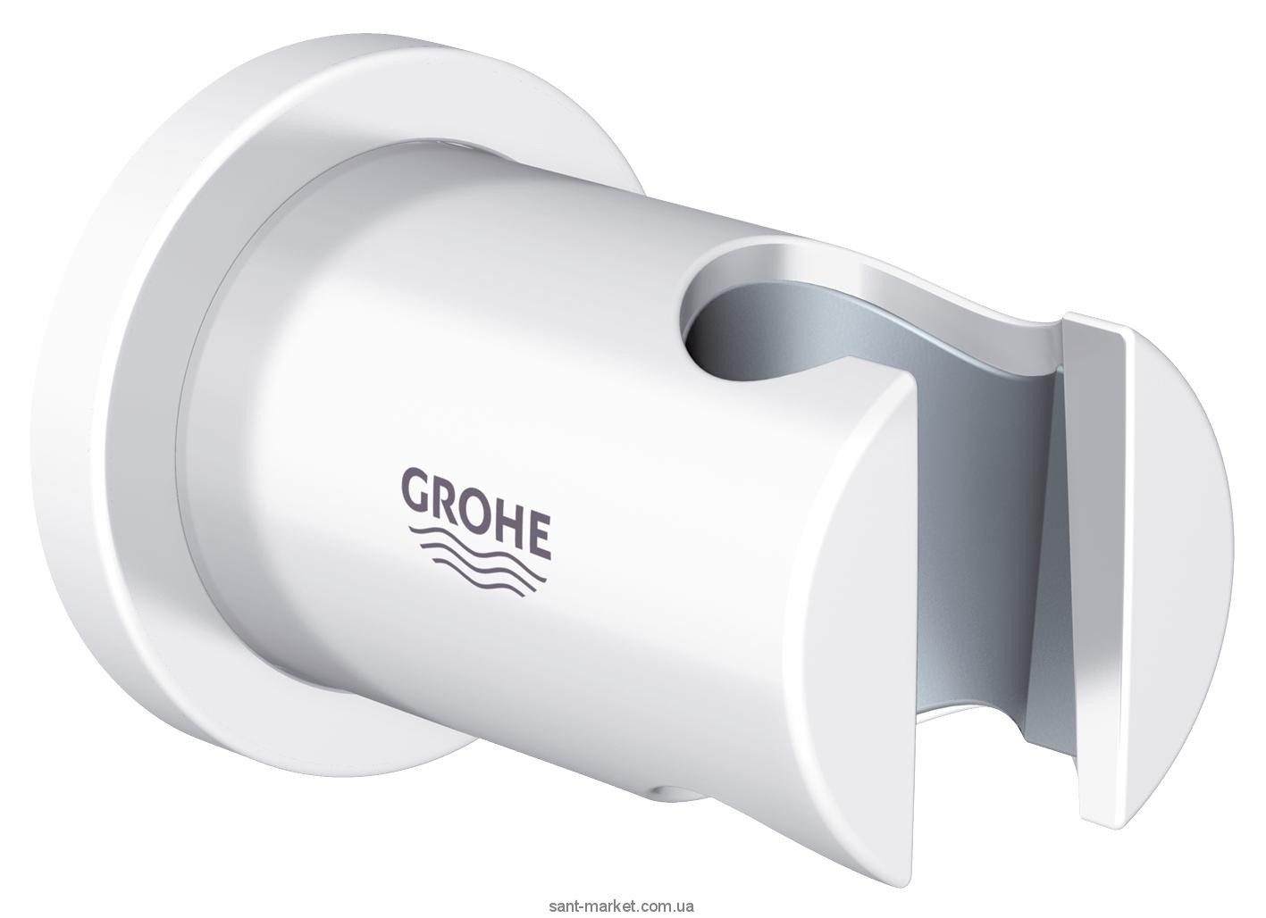 Настінний тримач для душового шланга Grohe Rainshower нерегульований біла місяць 27074LS0