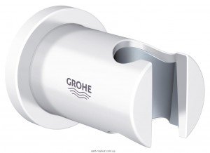 Настенный держатель для душевого шланга Grohe Rainshower нерегулируемый  белая луна 27074LS0