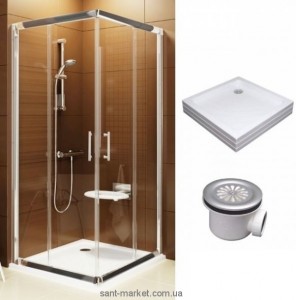 Душевая кабина Ravak X-Point 90х90х190 низкий поддон XP3RV2-90