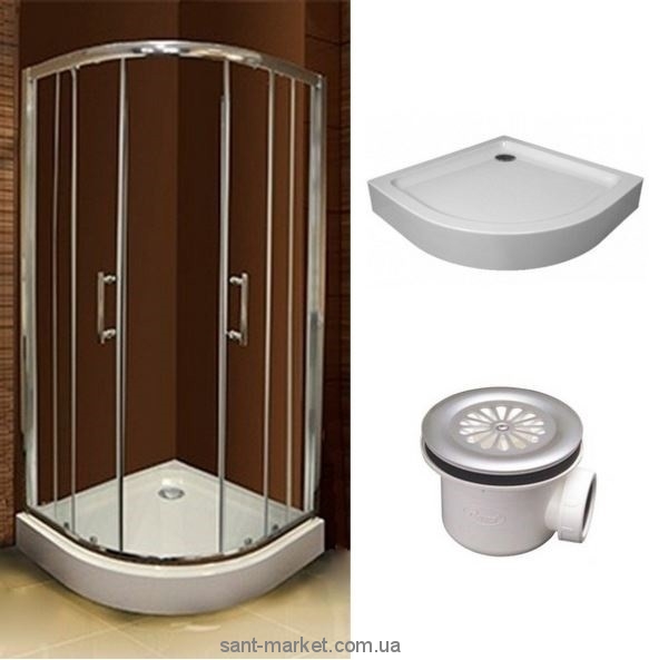 Душевая кабина Ravak X-Point 90х90х190 низкий поддон XP1CP4-90