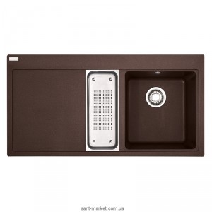 Мойка для кухни прямоугольная Franke Mythos MTG 651-100  1.5 чаши  крыло слева  врезная  гранит  шоколад 114.0176.576