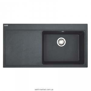 Мойка для кухни прямоугольная Franke Mythos MTF 611  крыло слева  врезная  гранит  графит 114.0017.829