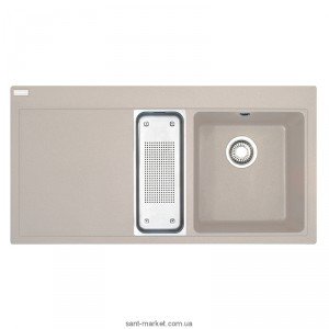 Мойка для кухни прямоугольная Franke Mythos MTG 651-100  1.5 чаши  крыло слева  врезная  гранит  сахара 114.0017.867