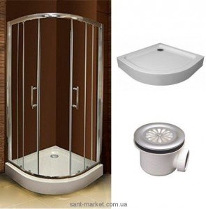 Душевая кабина Ravak X-Point 90х90х190 низкий поддон XP1CP4-90