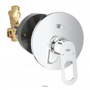 Змішувач прихований (вбудований) змішувач Grohe колекція Bau Loop хром 29081000