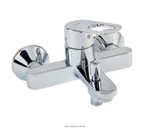 Змішувач одинважільний для ванни з коротким виливом Grohe колекція BauLoop хром 23341000