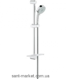 Душевой гарнитур со штангой Grohe коллекция Tempesta Cosmopolitan хром  27929001