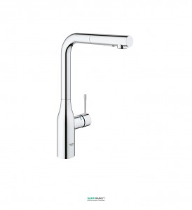 Смеситель для кухни с выдвижной лейкой Grohe Essence+ однорычажный 30270000