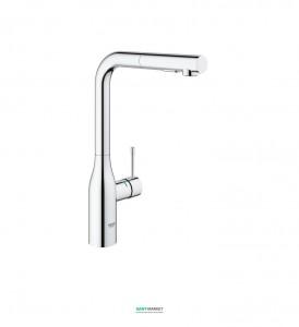 Смеситель для кухни с выдвижной лейкой Grohe Essence+ однорычажный 30270000
