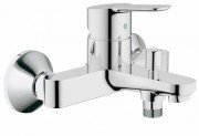 Смеситель однорычажный для ванны с коротким изливом Grohe коллекция BauEdge хром 23334000