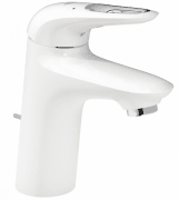 Смеситель для раковины однорычажный с донным клапаном Grohe колекция Eurostyle New белый 33558LS3