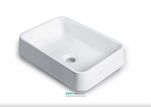 Раковина для ванной накладная Буль-Буль коллекция Morena белая 4604101