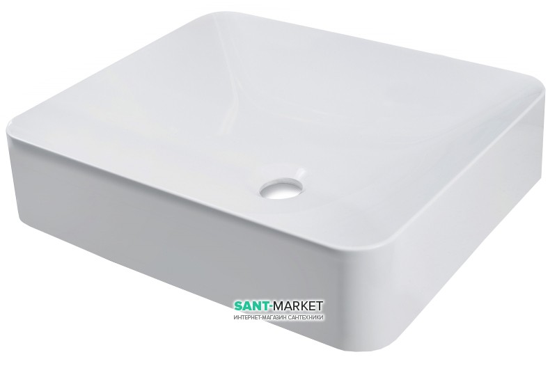 Раковина для ванної накладна Буль-Буль колекція Kim біла 5004101