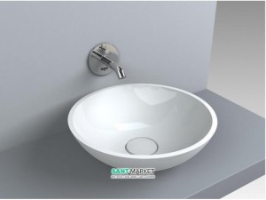 Раковина для ванної накладна Буль-Буль колекція Palermo біла 4505101