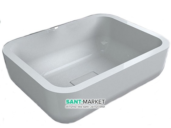 Раковина для ванной накладная Буль-Буль коллекция Monako белая 4306101