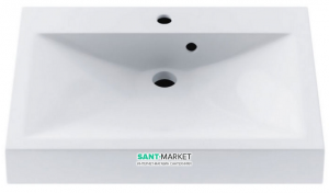 Раковина для ванної вбудована Буль-Буль колекція Lilly біла 4206101