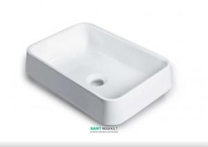 Раковина для ванной накладная Буль-Буль коллекция Morena белая 4604101