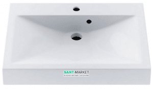 Раковина для ванної вбудована Буль-Буль колекція Lilly біла 4206101