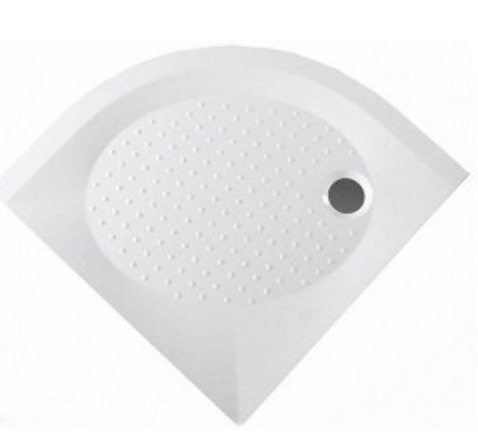 Душовий піддон Буль-Буль Altair 900х900 мм литий мармур білий 60095501