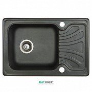 Мийка для кухні прямокутна Буль-Буль Filadelfia обертаємося врізна Маграніт світло-чорний 103060004