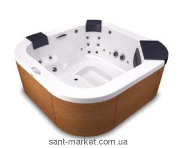 Jacuzzi Мінібасейном з панелями Platinum / Teak 190x190xh80 9444-667 65