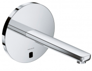 Смеситель для раковины электронный настенный сенсорный Kludi коллекция Zenta хром 3840305