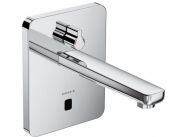 Смеситель для раковины электронный настенный сенсорный Kludi коллекция Zenta хром 3850005