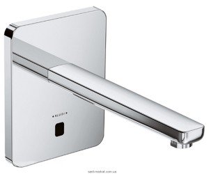 Смеситель для раковины электронный настенный сенсорный Kludi коллекция Zenta хром 3850205
