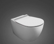 Унитаз подвесной под скрытый бачок Simas коллекция Vignoni VI 18 + Крепления F85 + Сиденье