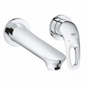 Смеситель для раковины однорычажный настенный Grohe коллекция Eurostyle New хром 19571003
