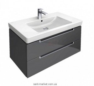 Тумба під раковину підвісна Villeroy & Boch Subway 2.0 78.7x44.9x42 сірий глянець A68900FP