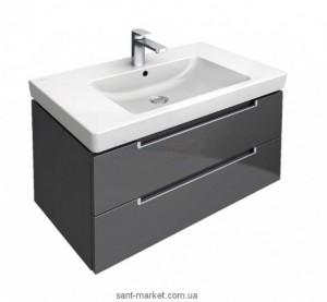 Тумба під раковину підвісна Villeroy & Boch Subway 2.0 78.7x44.9x42 сірий глянець A68900FP